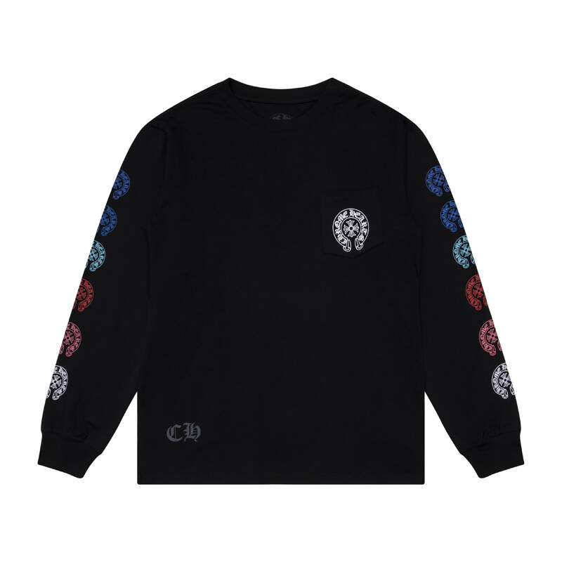 CHROME-HEARTS Men's Long-Sleeve T-shirt Sweatshirt K8009