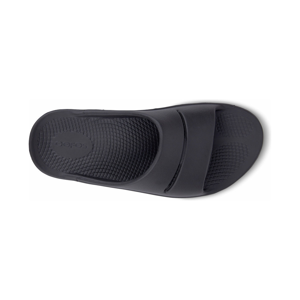 OOFOS Unisex Ooahh Slide Sandals in Black