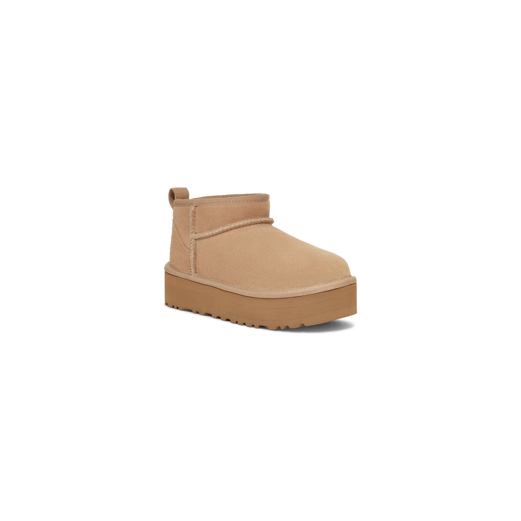 UGG Kid's Classic Ultra Mini Platform in Sand