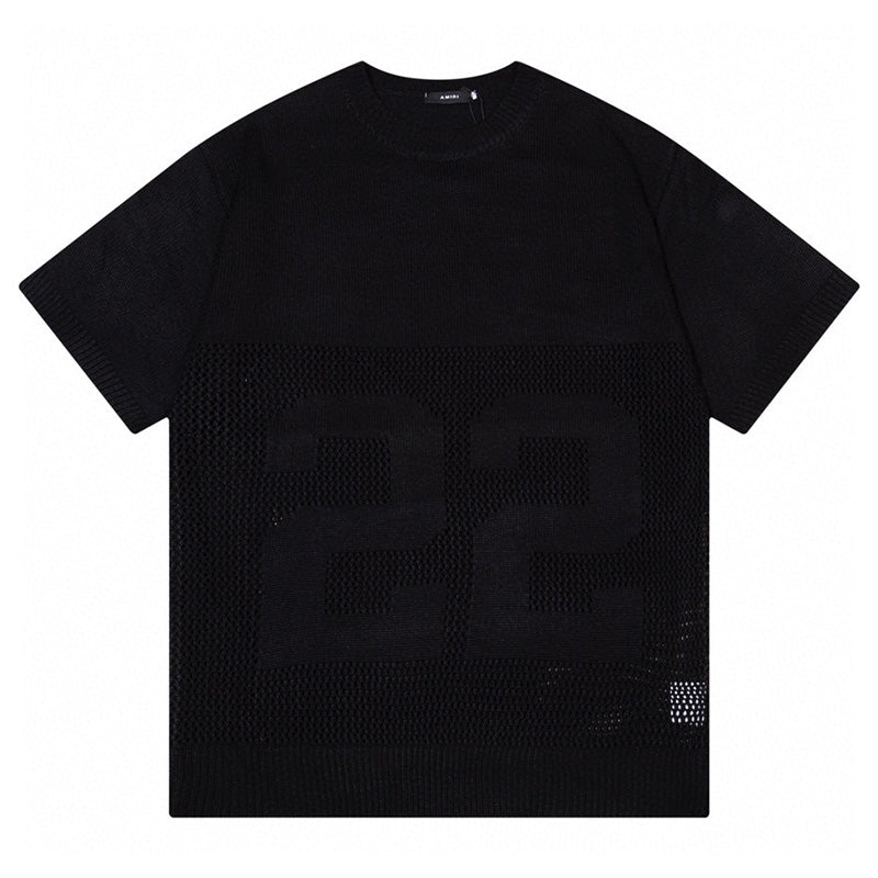 AMIRI Logo-Embossed Fine Knit Jumper