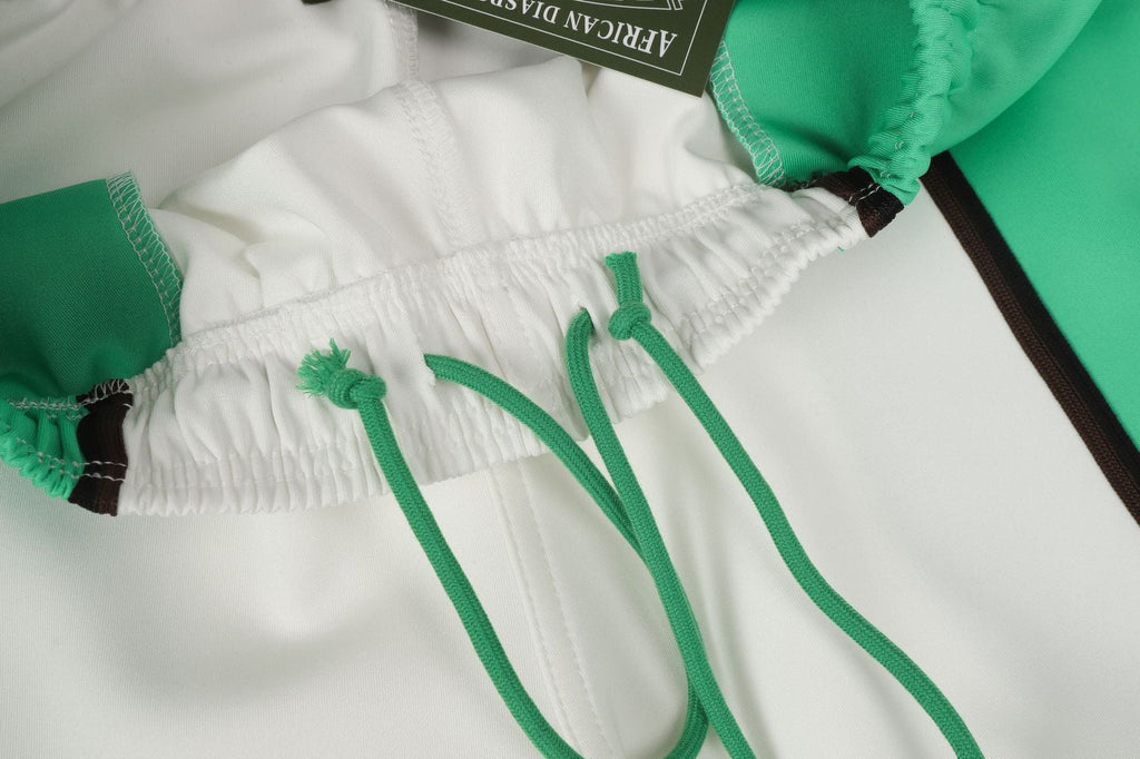 Denim Tears Green White Track Pants