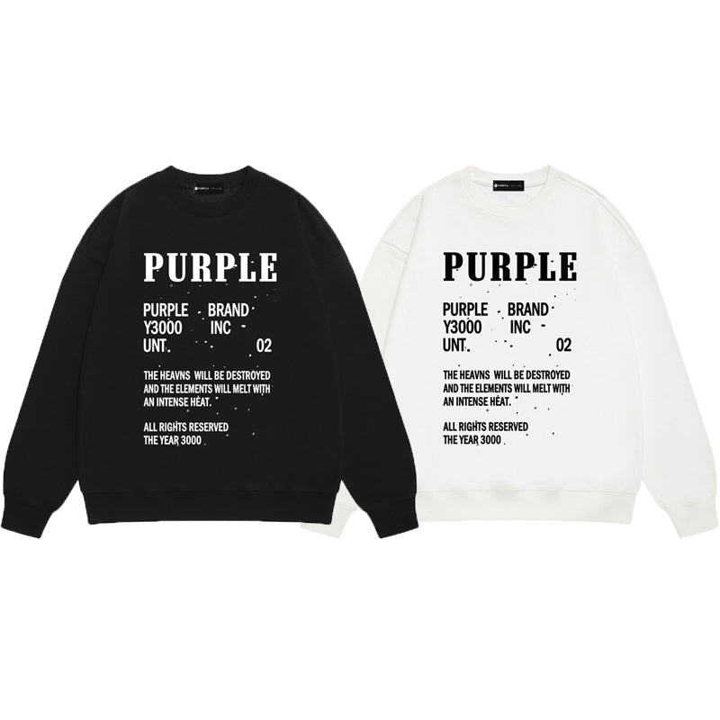 Street style Purple Brand sweatshirts