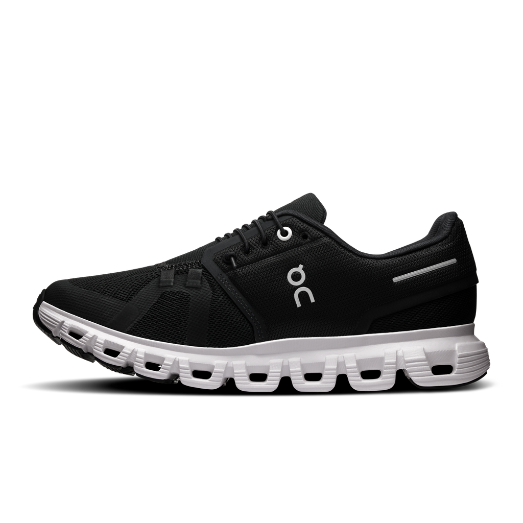 On Running Women's Cloud 6 Wide in Black/White