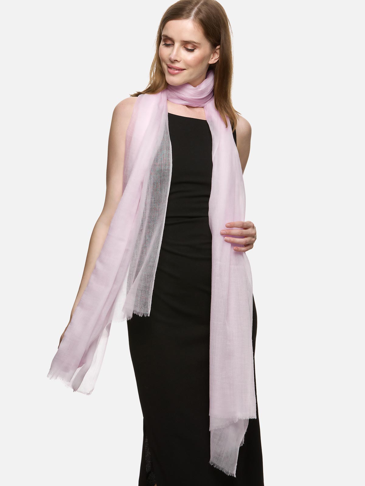 Featherlight Petal Cashmere Scarf