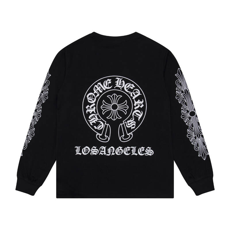 CHROME-HEARTS Men's Long-Sleeve T-shirt Sweatshirt K8008