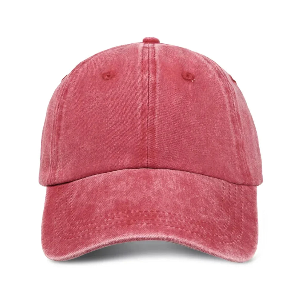CRIMSON RED VINTAGE CAP