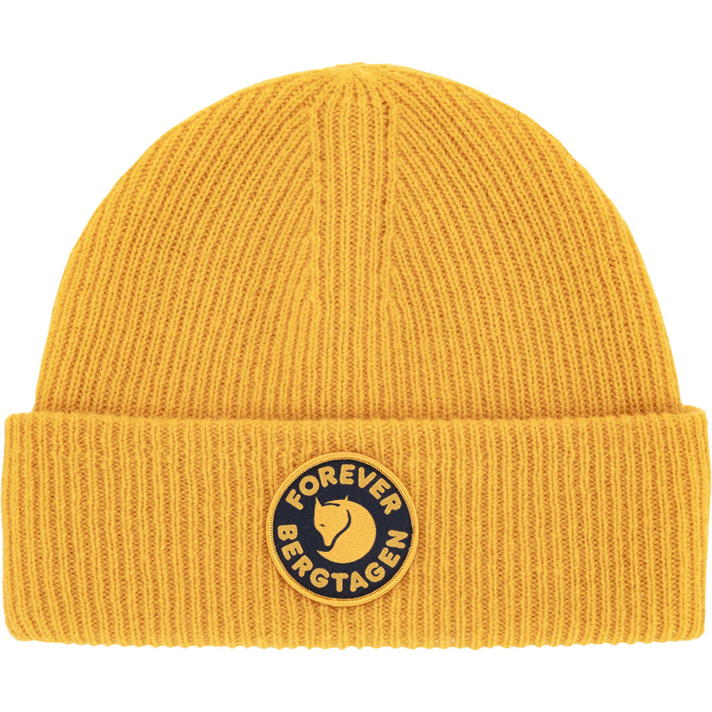 Fjallraven Bergtagen Forever Wool Beanie in Mustard Yellow