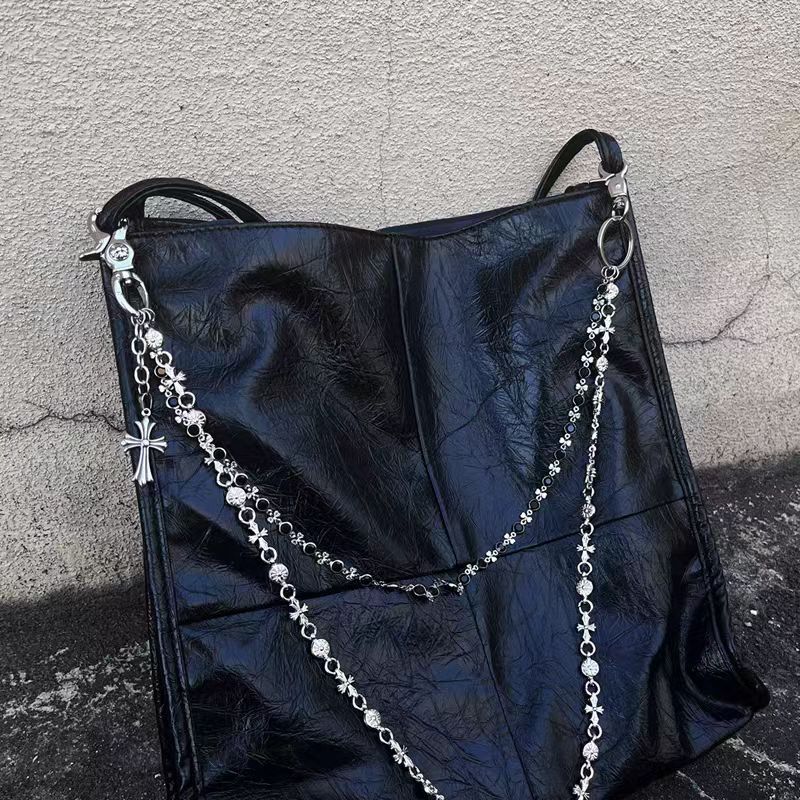 Chrome Hearts cross waist chain bag chain double chain pendant