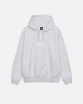 STOCK LOGO APPLIQUE GRAY HOODIE