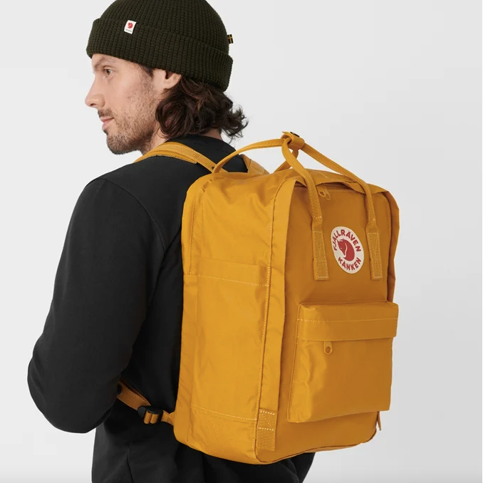 Fjallraven Kanken Laptop 15" Backpack in Ochre