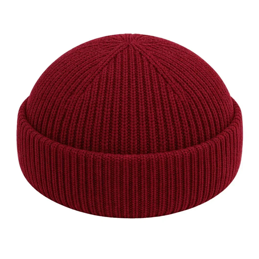 WINE RED FISHERMAN BEANIE PRO