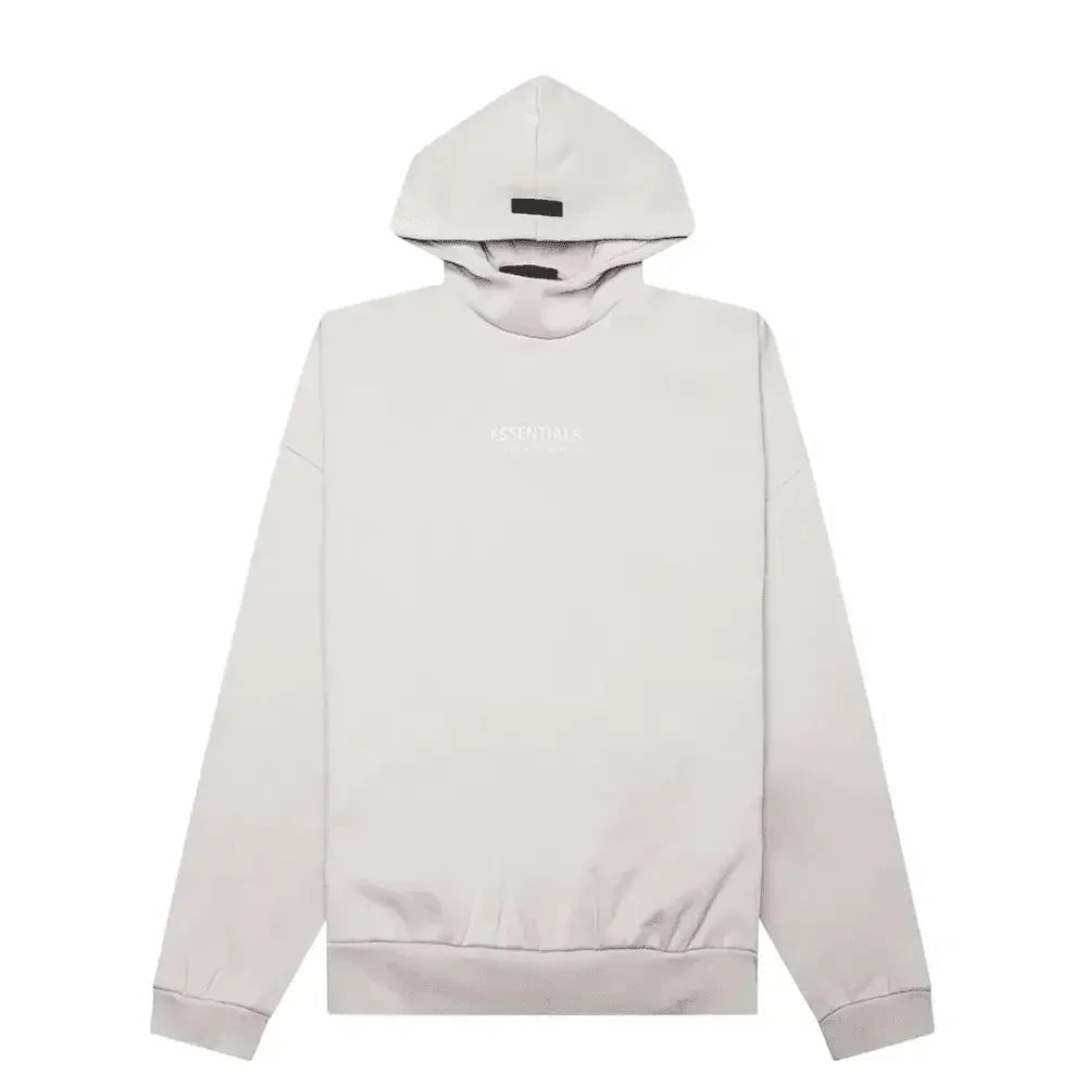 Fear of God Essentials Hoodie Silver Cloud