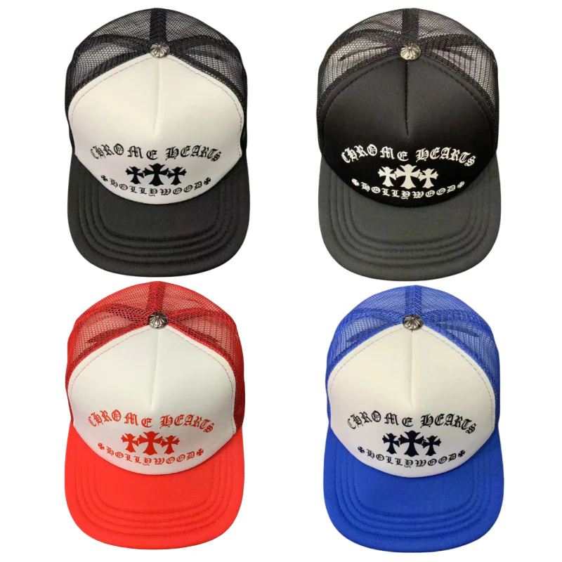 Chrome Hearts Hollywood Cross King Taco Trucker Cap